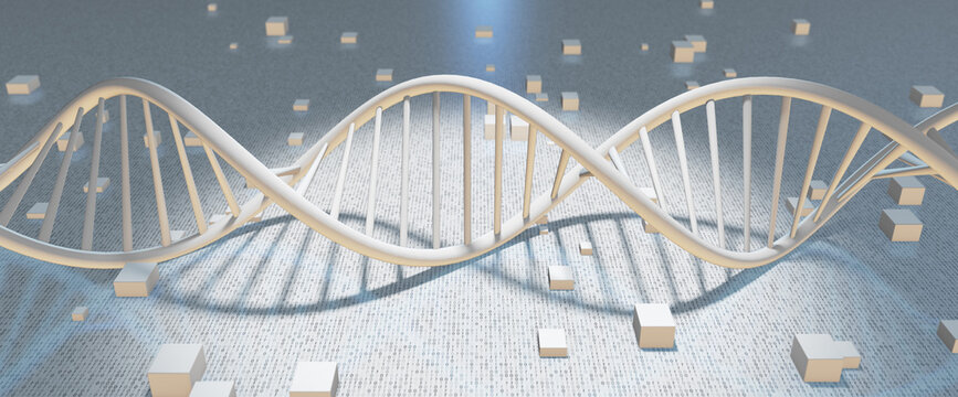 DNA molecule, illustration