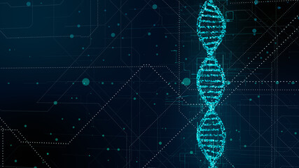 DNA molecule, illustration