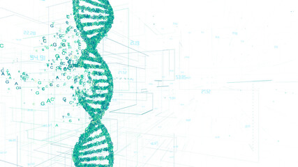 DNA molecule, illustration