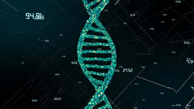 DNA molecule, illustration