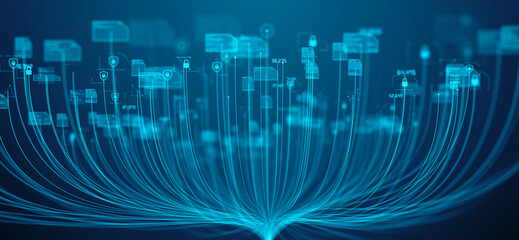 Big data connectivity, illustration