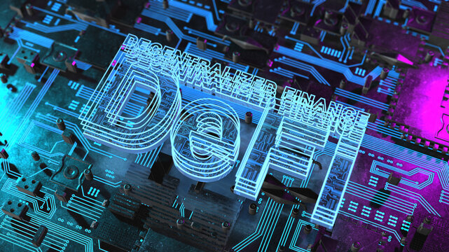 Decentralised finance, illustration