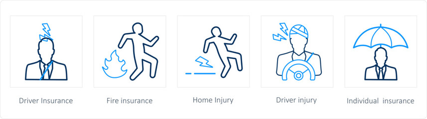 driver insurance, fire insurance