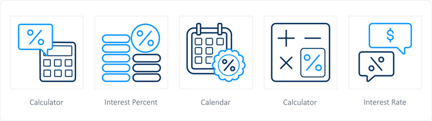 calculator, interest percent