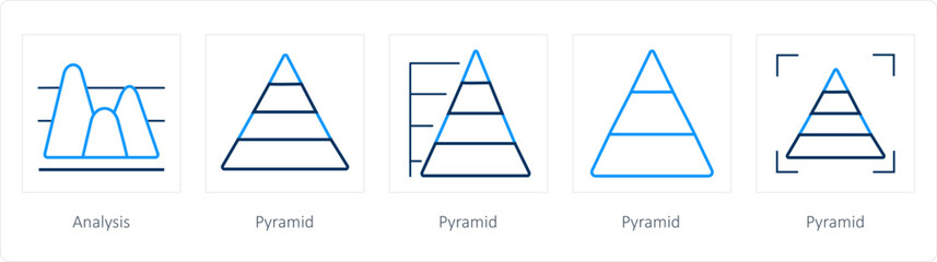 analysis, pyramid, triangle