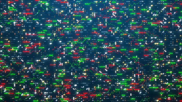 International commodity trade, conceptual illustration
