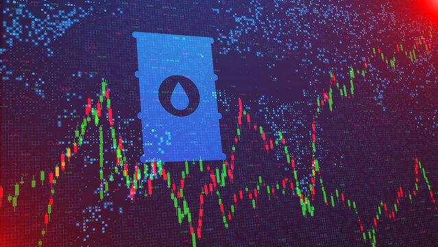 Commodity trading, conceptual illustration