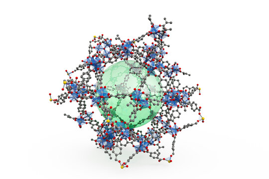 Chromium terephthalate, illustration