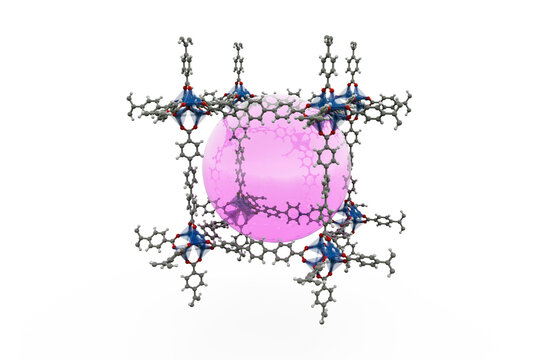 Metal organic framework 16, illustration