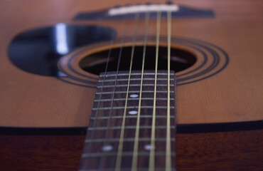 The guitar is a popular musical instrument.