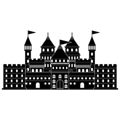 castle icon set, castle vector set sign symbol