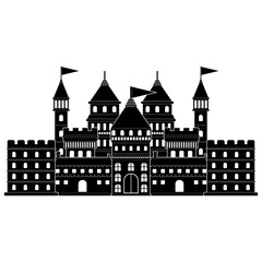 Obraz premium castle icon set, castle vector set sign symbol