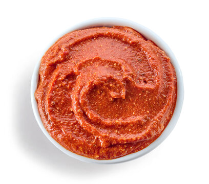 Bowl Of Tomato And Red Pepper Dip