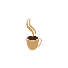 vector illustration of a coffee cup for an icon, symbol or logo. food and drink icon