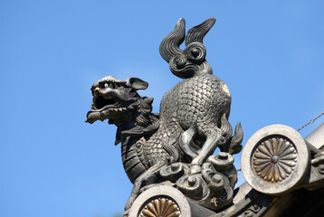 妙心寺　獅子瓦　京都市右京区花園