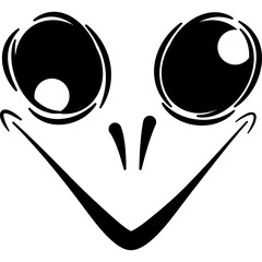 horror face halloween illustration for decoration,card,presentation,printing,advertising,poster,ornament,elements,background,etc.