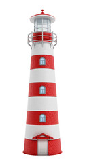 Lighthouse on transparent background