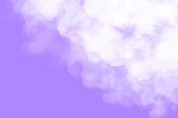 Sky and White Cloud Background
