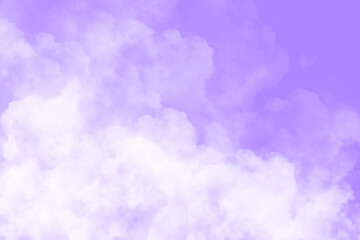 Fototapeta na wymiar Purple Sky with Beautiful Cloud 
