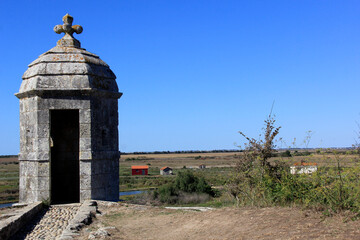 Obraz premium du haut des fortifications de Brouage