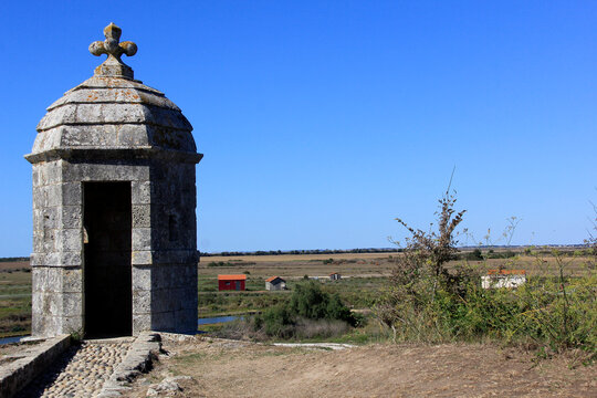 du haut des fortifications de Brouage