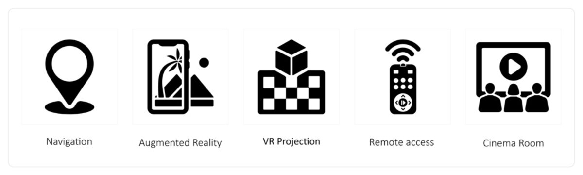 Navigation, Argumented Reality And Vr Projection