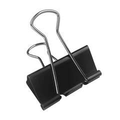 black binder or paper clip