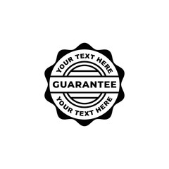 Guarantee stamp seal icon vector illustration