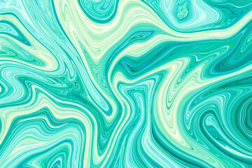 Fototapeta na wymiar marble effect blue and green turqouise abstract background