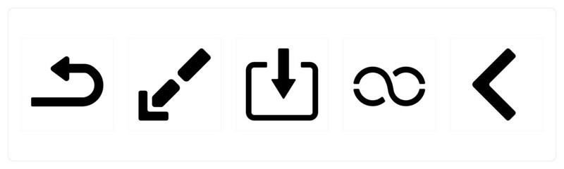 Fototapeta premium Down, left Direction, Lower direction