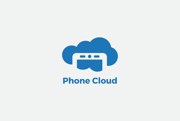 Phone cloud logo