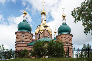 Fototapeta na wymiar church of st. john of kronstadt