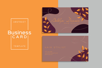 Naklejka premium Vector abstract creative business cards (set template)