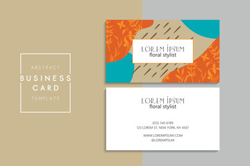 Vector abstract creative business cards (set template)