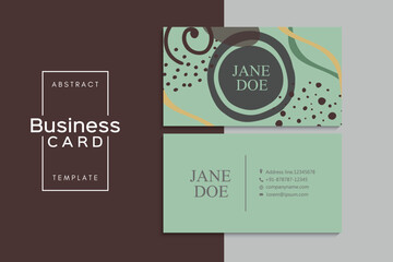 Vector abstract creative business cards (set template)