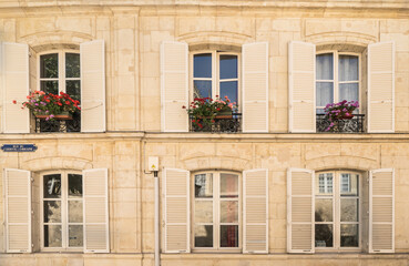 Building facade in France