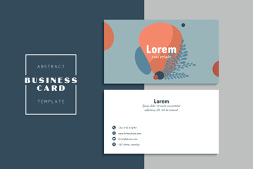 Vector abstract creative business cards (set template)