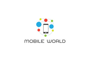 Mobile world logo