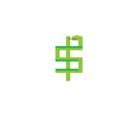 Dollar sign logo