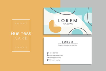 Vector abstract creative business cards (set template)