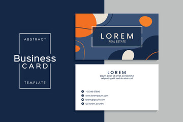 Vector abstract creative business cards (set template)