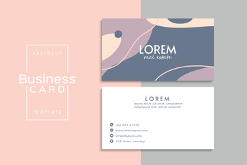 Vector abstract creative business cards (set template)