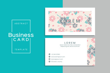 Vector abstract creative business cards (set template)