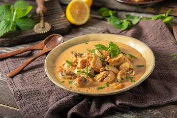 Delicious chicken curry