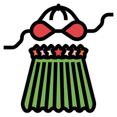 starfish filled color line