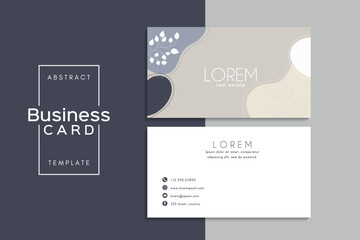 Vector abstract creative business cards (set template)