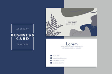 Vector abstract creative business cards (set template)