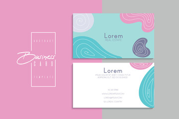 Vector abstract creative business cards (set template)