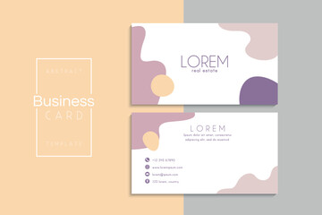 Vector abstract creative business cards (set template)