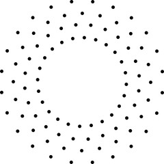 Geometric Dot Halftone Pattern